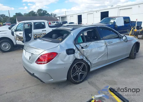 2018 Mercedes-Benz C 300 4Matic из США, поврежденный, VIN WDDWF4KB5JR418927